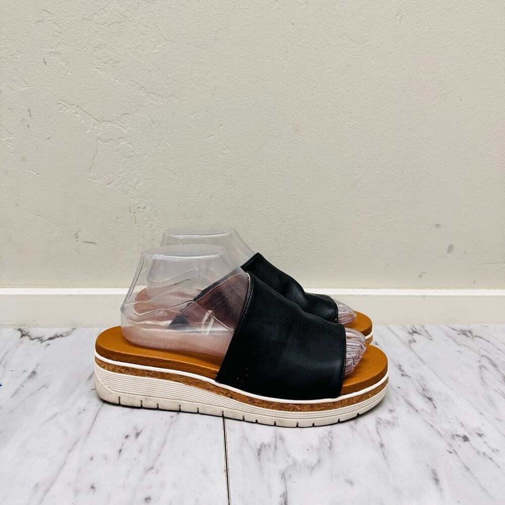 Adrienne Vittadini Sport Provence Slip On Sandal Black Women’s Size 8 - Picture 5 of 11